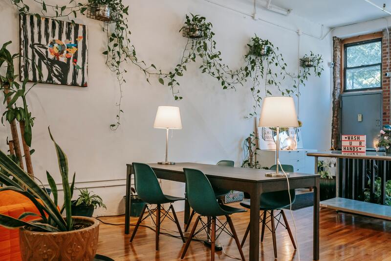 support mural plantes